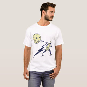 Snel Pickleball Bliksemschicht Speler T-shirt