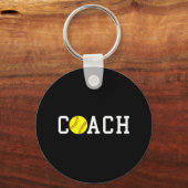 Snel-pitch Softball Gift Ideaal afdrukken Sleutelhanger (Voorkant)