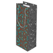 Snel van toekomstige complexiteit wijn cadeautas (Voorkant Gekanteld)