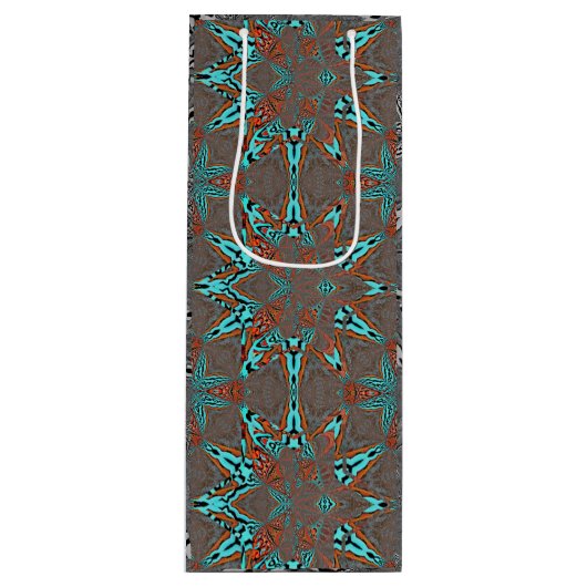 Snel van toekomstige complexiteit wijn cadeautas (Voorkant)