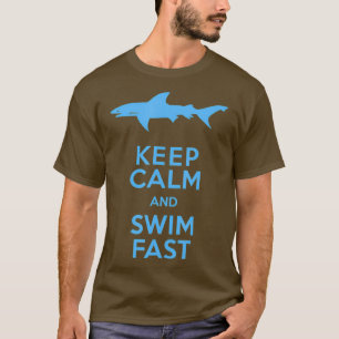 Snel vaste haaien houden t-shirt