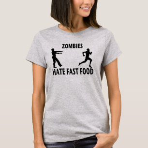Snel voedsel (zombie) t-shirt