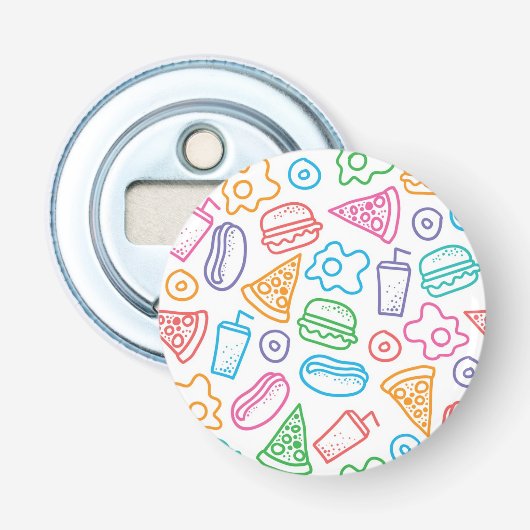 Snel voedselpatroon 2 button flesopener (Voorkant)