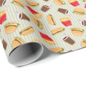 Snel voedselpatroon 2 cadeaupapier (Rol Hoek)