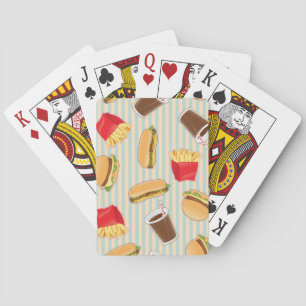 Snel voedselpatroon 2 pokerkaarten