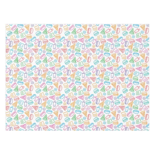 Snel voedselpatroon 2 tafelkleed (Voorkant (Horizontaal))