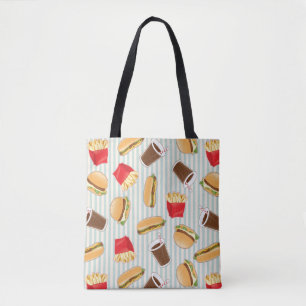 Snel voedselpatroon 2 tote bag