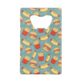 Snel voedselpatroon 3 kredietkaart flessenopener (Achterkant)