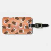 Snel voedselpatroon bagagelabel (Voorkant horizontaal)