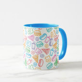 Snel voedselpatroon mok (Voorkant rechts)