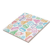 Snel voedselpatroon tegeltje (Zijkant)