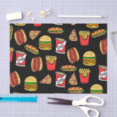 Snel voedselpatroon tissuepapier (Craft)