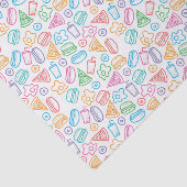 Snel voedselpatroon tissuepapier (Detail)