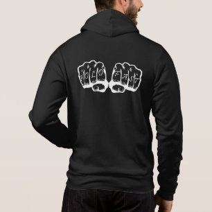 Snel zwart gezoet overhemd vasthouden hoodie