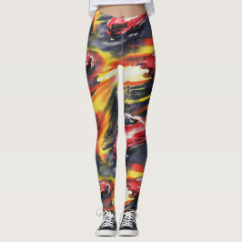 Snelheid en momentum naadloos patroon leggings