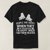 Snelheid Gealigneerd schaats roller schaats T-shirt (Design voorkant)