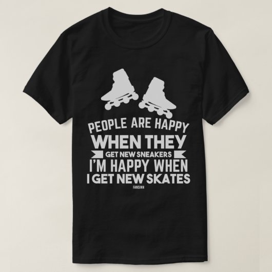 Snelheid Gealigneerd schaats roller schaats T-shirt (Design voorkant)
