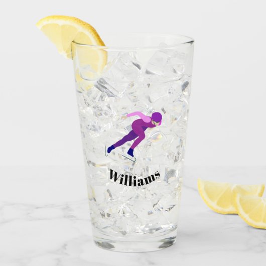 Snelheid schaatsen glas (Voorkant ijs)