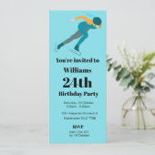 Snelheid schaatsen kaart (Staand voorkant)