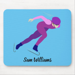 Snelheid schaatsen muismat