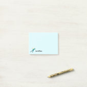 Snelheid schaatsen post-it® notes (Op bureau)