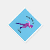 Snelheid schaatsen servet (Hoek)