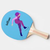 Snelheid schaatsen tafeltennisbatje (Zijkant)