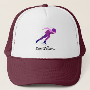 Snelheid schaatsen trucker pet