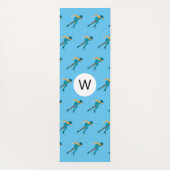 Snelheid schaatsen yogamat (Achterkant)