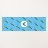 Snelheid schaatsen yogamat (Voorkant (horizontaal))