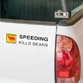 SNELHEID SNELLEN BEREN BUMPERSTICKER.ai Bumpersticker (Op Truck)