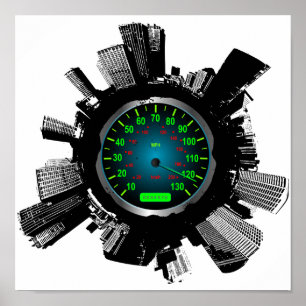 Snelheid Stad 2 Poster