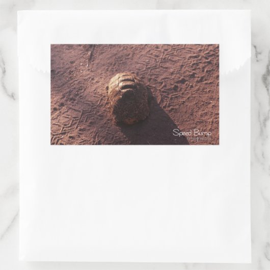 Snelheidsbom Rechthoekige Sticker (Tas)