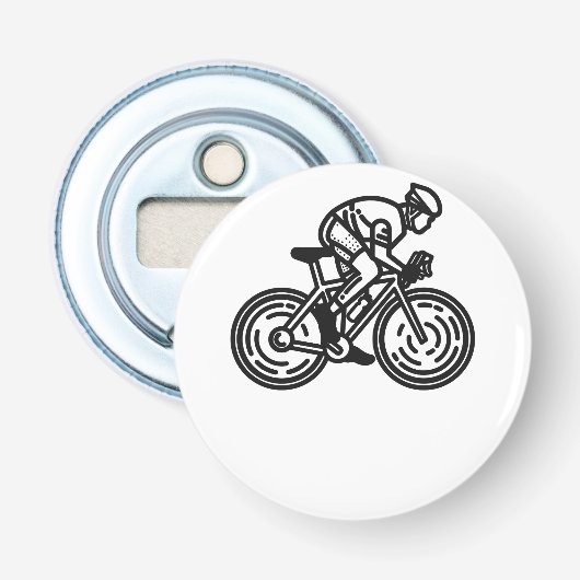 snelheidscyclus button flesopener (Voorkant)