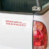 SNELHEIDSDOLEN......JOUW WALLET!!! BUMPERSTICKER (Op Truck)