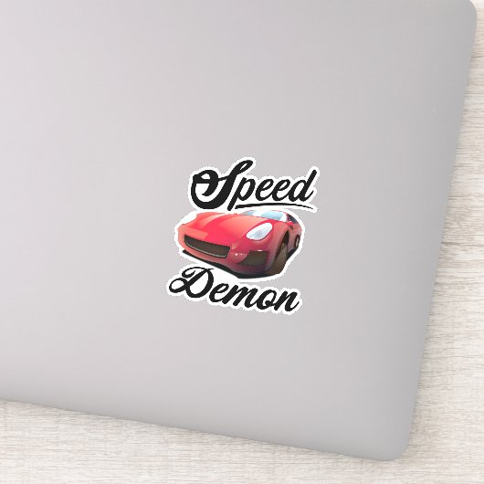 Snelheidsduivel Sticker (Detail)