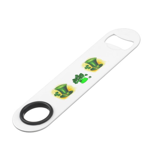 Snelheidsflesopening St. Patrick's Day Speed Flessenopener (Achterkant Gekanteld)