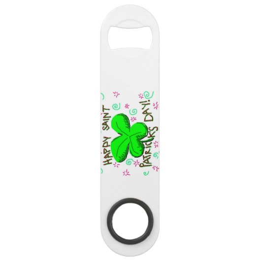 Snelheidsflesopening St. Patrick's Day Speed Flessenopener (Voorkant)