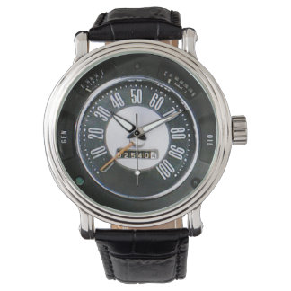 Snelheidsmeter met meters van klassieke pick-uptru horloge