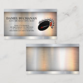 Snelheidsmeter | Metallic Industrial Visitekaartje (Voorkant / Achterkant)