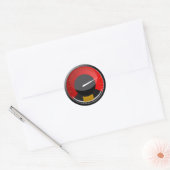 Snelheidsmeter Ronde Sticker (Envelop)