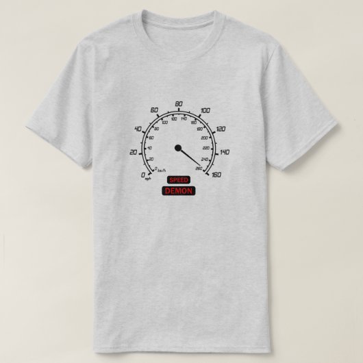 Snelheidsmeter T-shirt (Design voorkant)