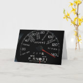 snelheidsmeter-Vaderdag Kaart (Gele Bloem)