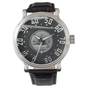 Snelheidsmeter van klassieke pick-uptruck uit de j horloge