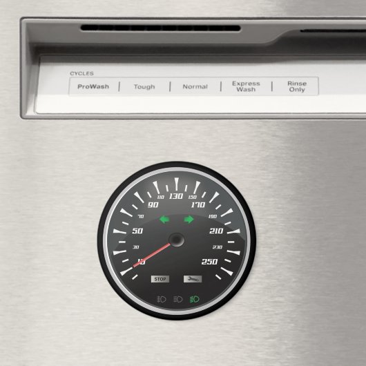 Snelheidsmeter voor Nerd Geeks Magneet (Insitu (Vaatwasser))