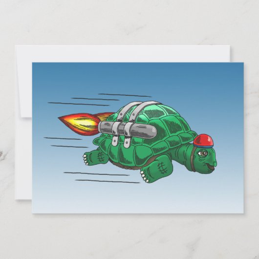 Snelheidsraketschildpad Kaart (Voorkant)