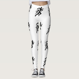 Snelheidsrenner Silhouet Atletisch Sportontwerp Leggings