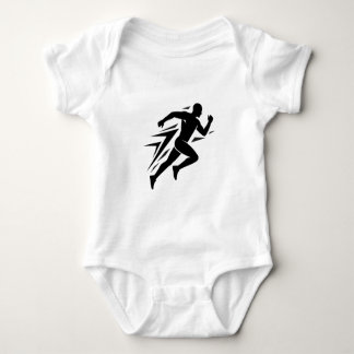 Snelheidsrenner Silhouet Atletisch Sportontwerp Romper