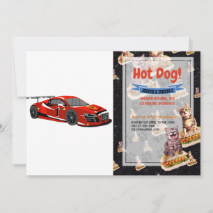 Snelle auto-cartoon   Extreme race  Kies achterkle Kaart