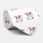 SNELLE BUNNY EASTER stropdas (Opgerold)